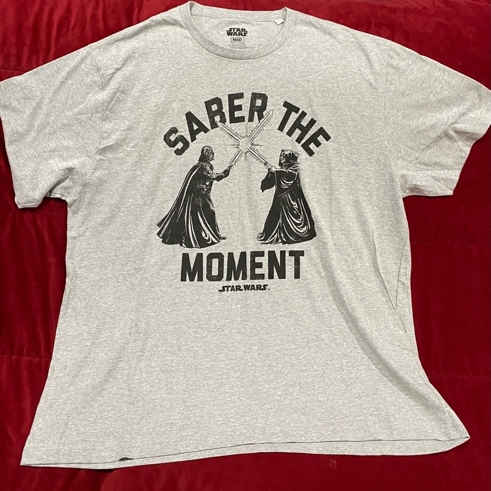 New Star Wars T-shirt  gray 4XL